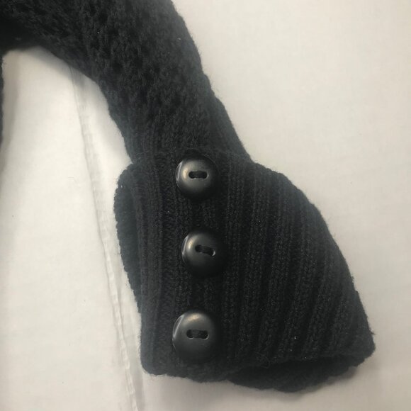 Cool Attitudes Women's Hooded Sweater Knit Size Small Black New With Tags - Picture 12 of 14